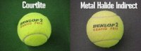 Courtlite™ Direct Light Quality vs Metal Halide Indirect Light Quality